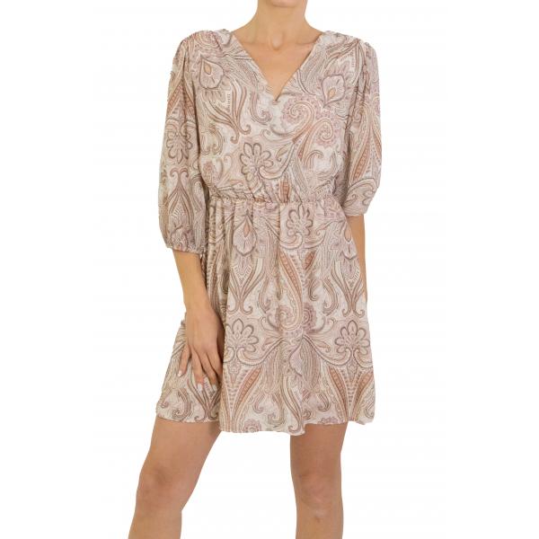 Vestito manica lunga fantasia "Lucre"